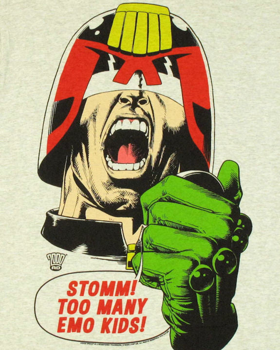 Judge Dredd Emo Kids T Shirt