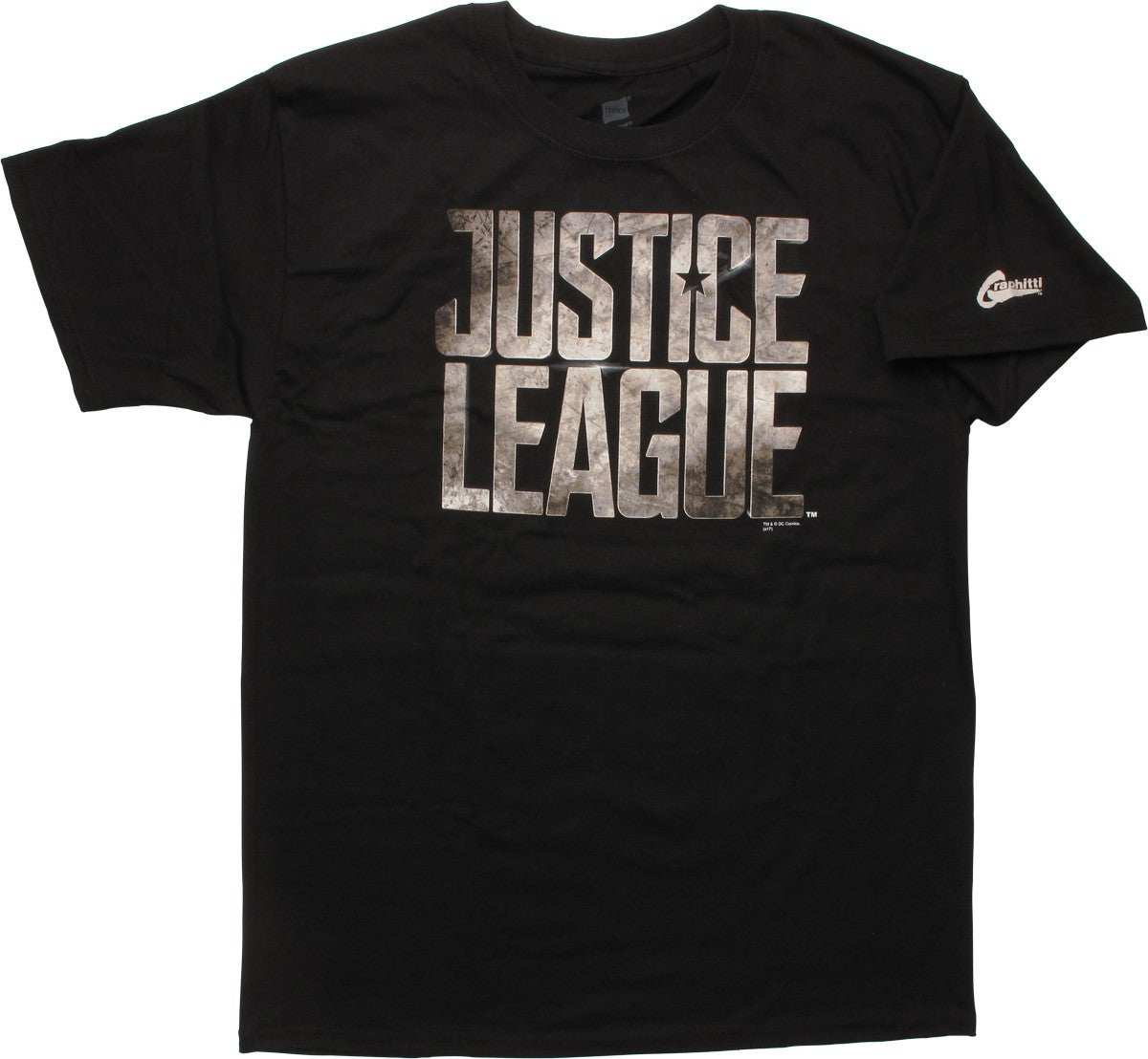 Justice League Weathered Movie Logo T-Shirt