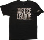 Justice League Weathered Movie Logo T-Shirt