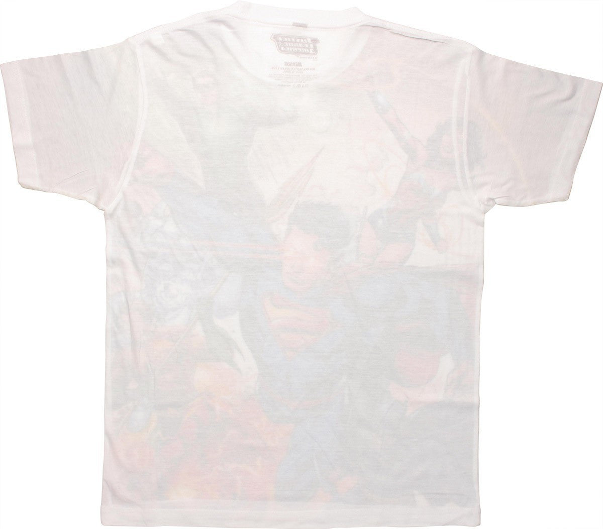 Justice League Team Sublimated T Shirt Sheer