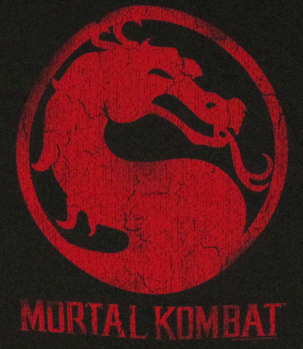 Mortal Kombat Red Logo T Shirt