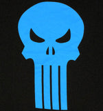 Punisher Blue Skull T Shirt