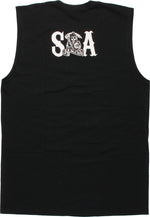Sons of Anarchy AK Cross Skull Muscle T-Shirt