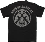 Sons of Anarchy SAMCRO Rifle Circle T Shirt