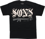 Sons of Anarchy Old English Guns T-Shirt