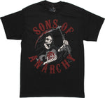 Sons of Anarchy Reaper Charge SOA T Shirt