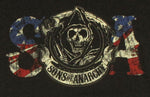Sons of Anarchy Reaper Flag T Shirt