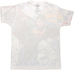 Superman Action Collage Sublimated T Shirt Sheer