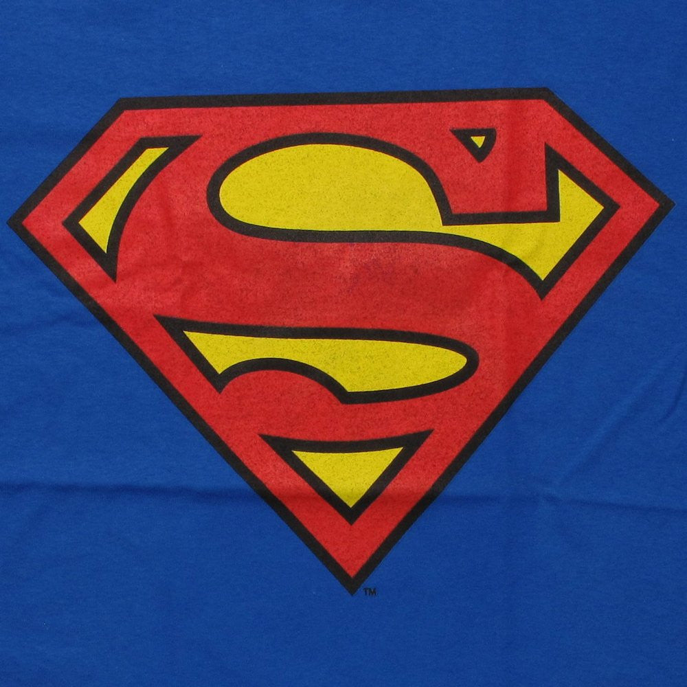 Superman Logo Reversible Mask T Shirt