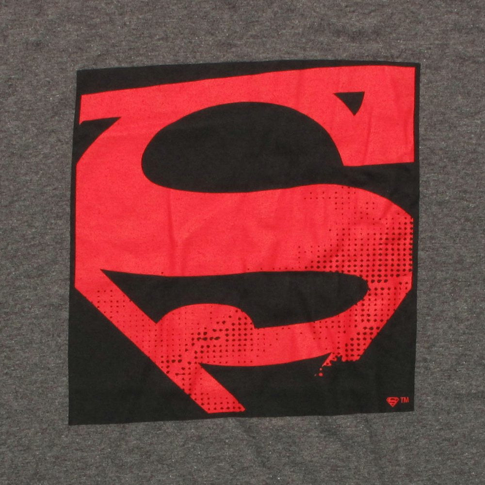 Superman Pop Art Logo T Shirt Sheer