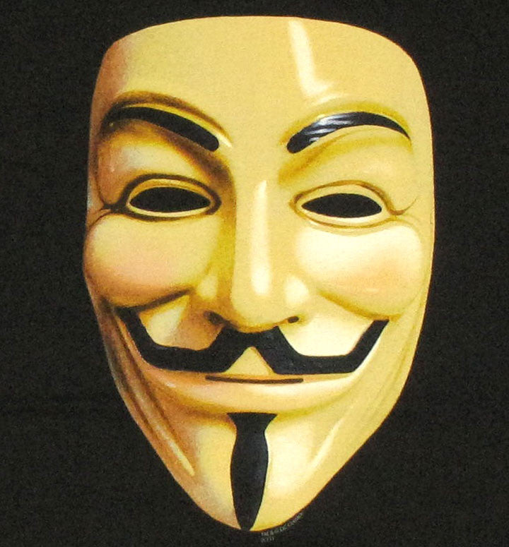 V for Vendetta Mask T Shirt