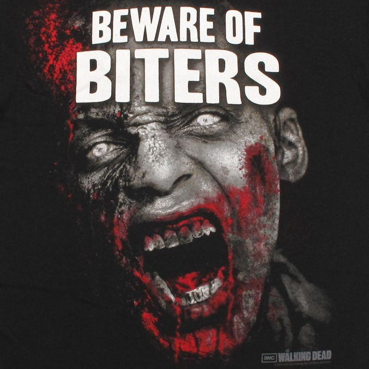 Walking Dead Beware Biters T Shirt