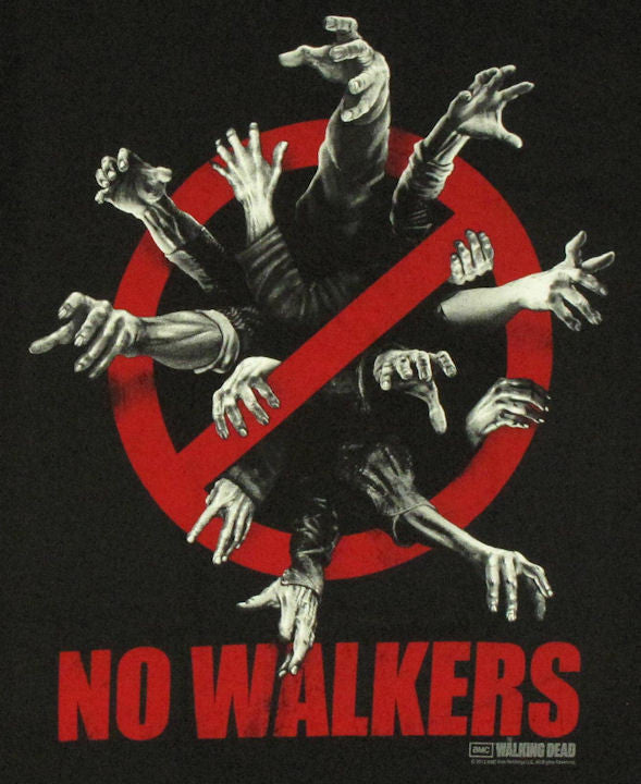 Walking Dead No Walkers T Shirt