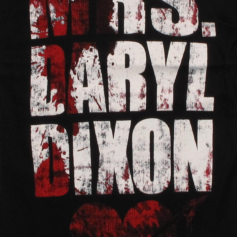 Walking Dead Mrs Daryl Dixon Junior Tank Top