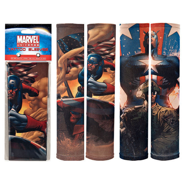 Captain America Tattoo Sleeves