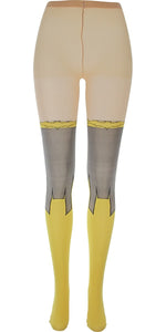 Batgirl Suit Logo Footed Tights