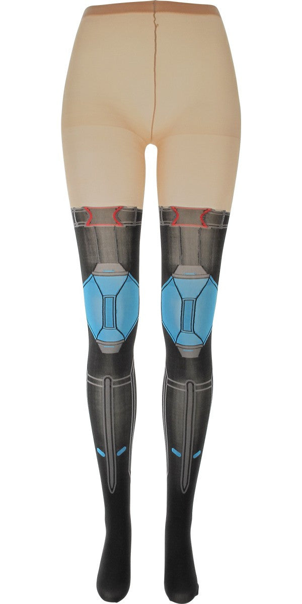 Avengers Black Widow Suit Footed Tights