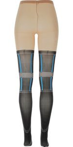 Avengers Black Widow Suit Footed Tights