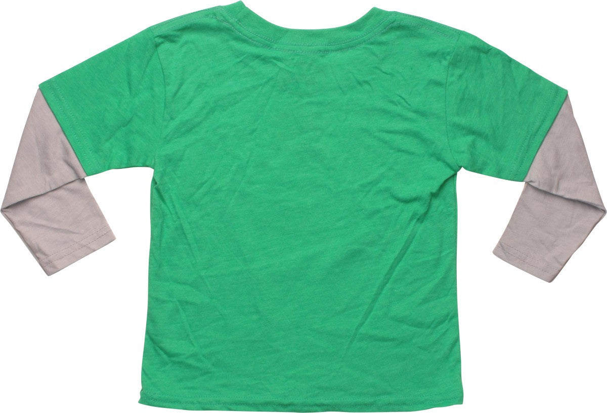 Mickey Mouse Crayon Drawing LS Toddler T-Shirt