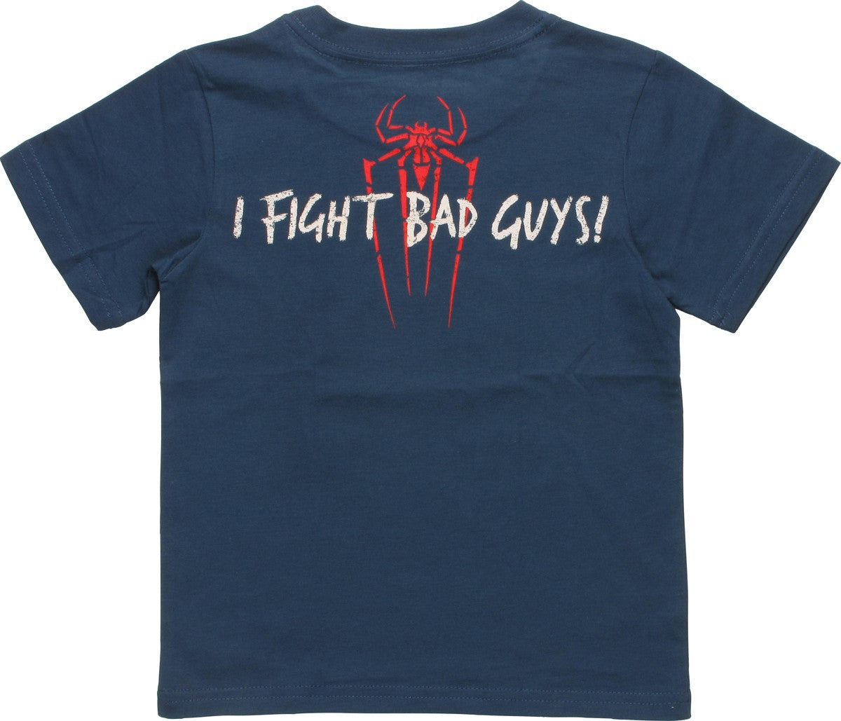 Spiderman Mask I Fight Bad Guys Toddler T-Shirt