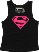 Supergirl Logo Pink Youth Tank Pajama Set