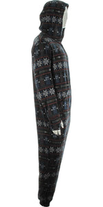 Doctor Who Snow Flakes Hooded Union Suit