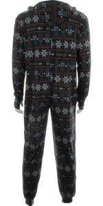 Doctor Who Snow Flakes Hooded Union Suit