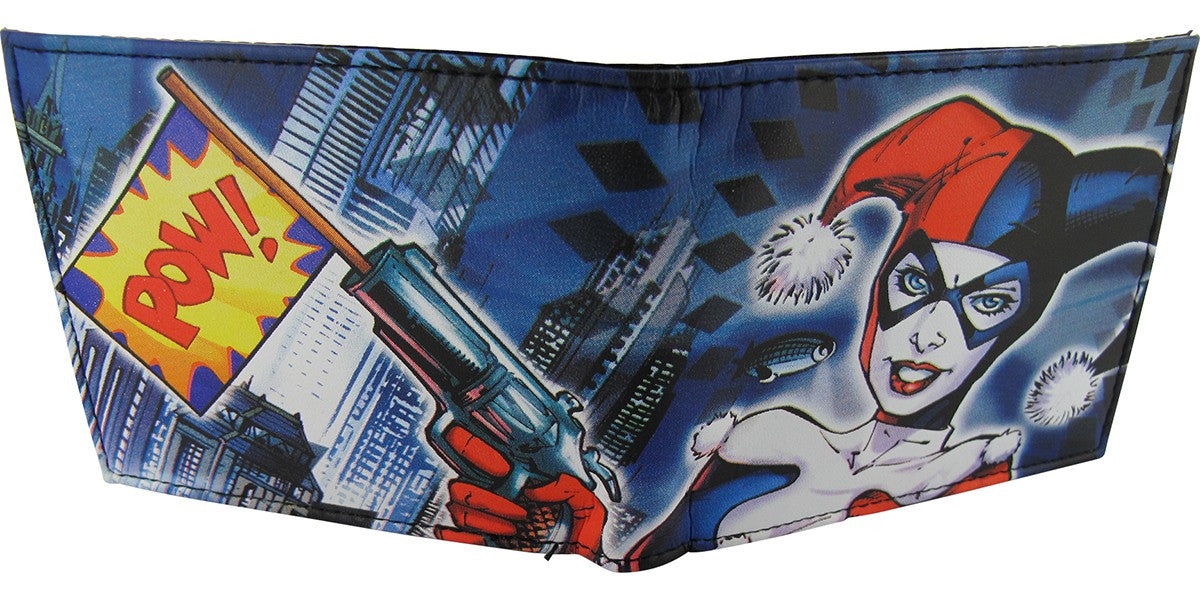 Harley Quinn Gun Pow Bifold Wallet