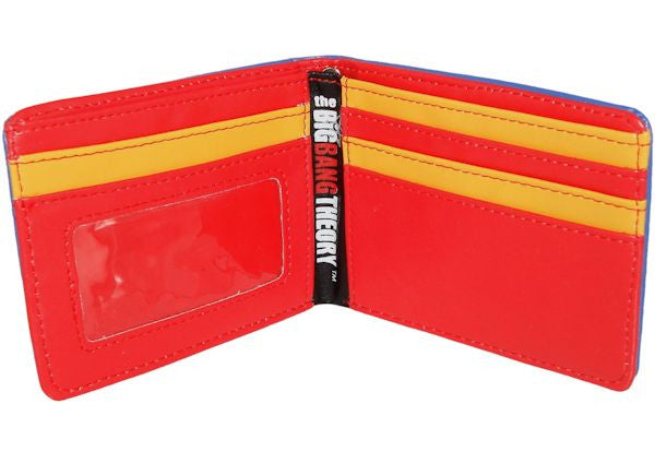 Big Bang Theory Bazinga Blue Wallet