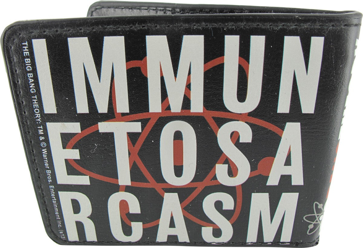 Big Bang Theory Immune to Sarcasm Wallet