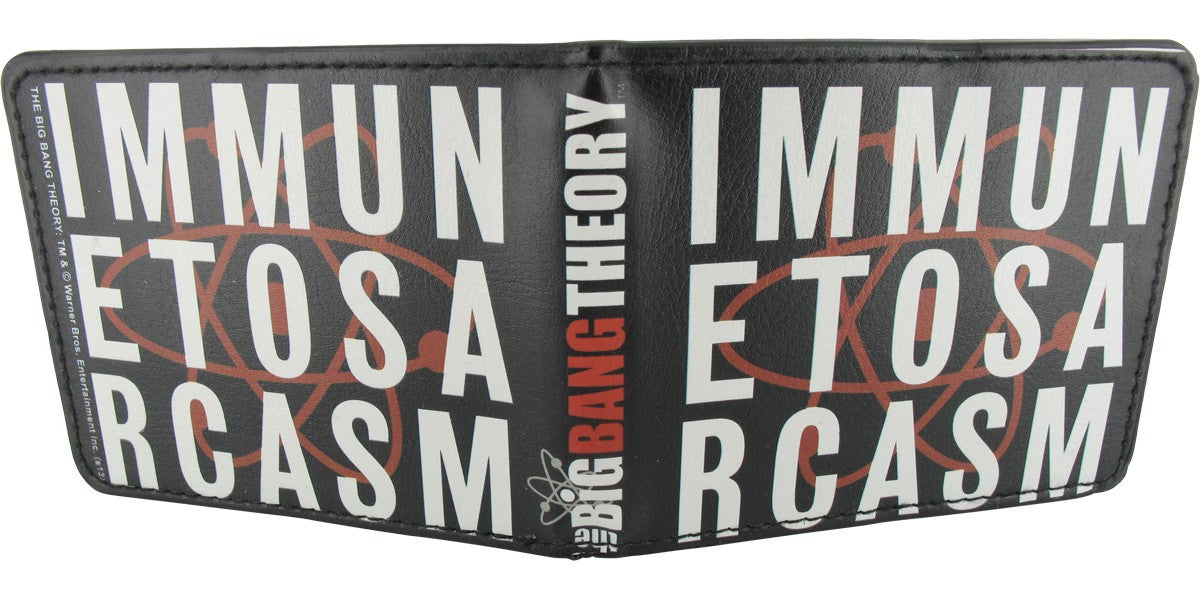 Big Bang Theory Immune to Sarcasm Wallet