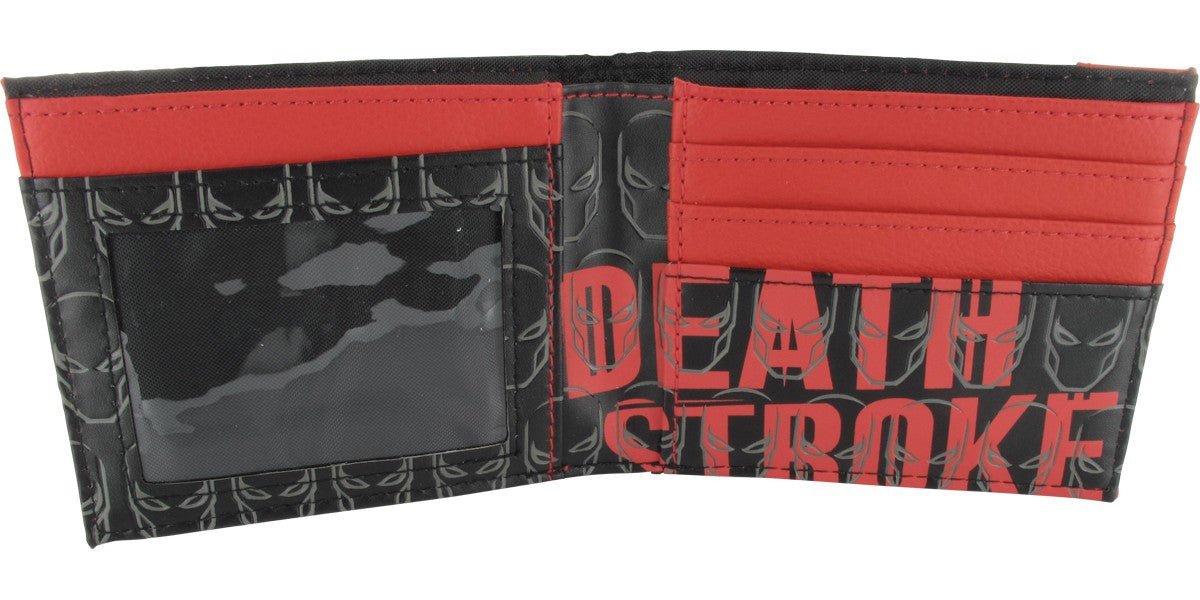 Deathstroke Debossed Logos Bifold Wallet