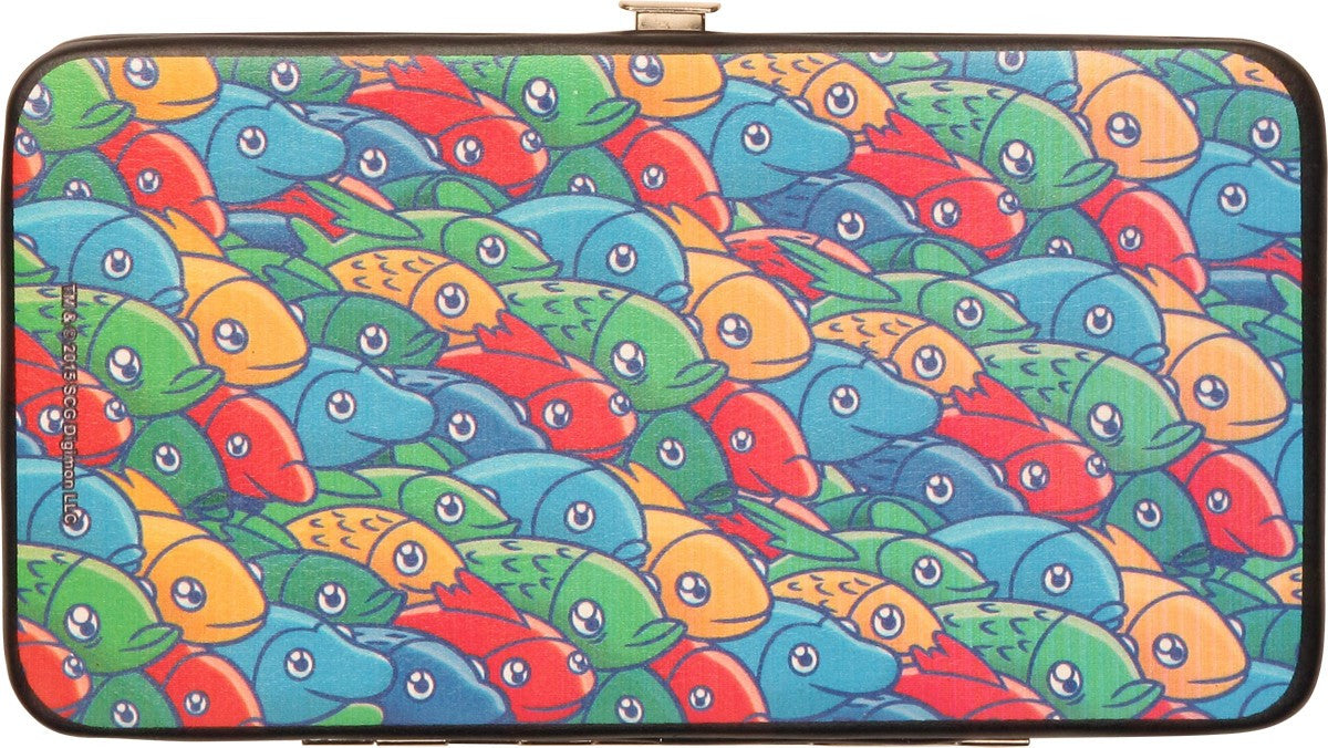 Digimon Marching Fishes Clutch Wallet