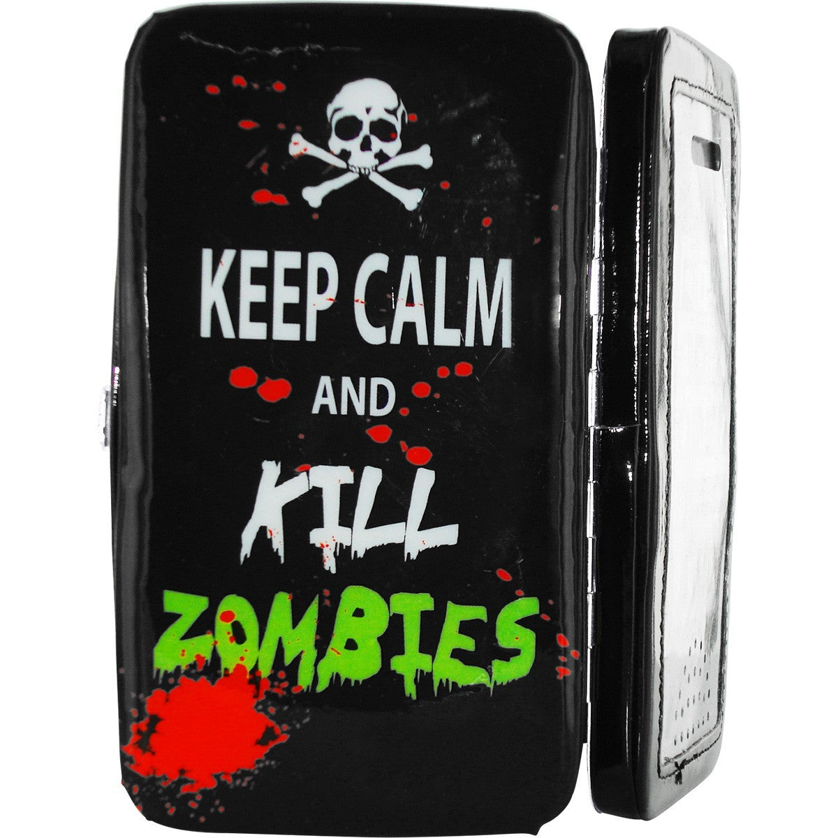 Keep Calm Kill Zombies Phone Wristlet Clutch Wallet