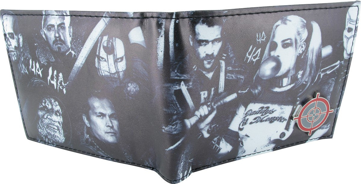 Suicide Squad Movie Scene Metal Target Wallet