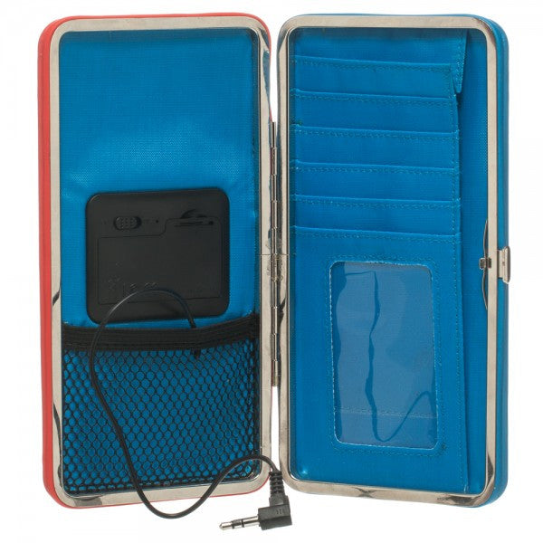 Superman Logo Speaker Clutch Wallet