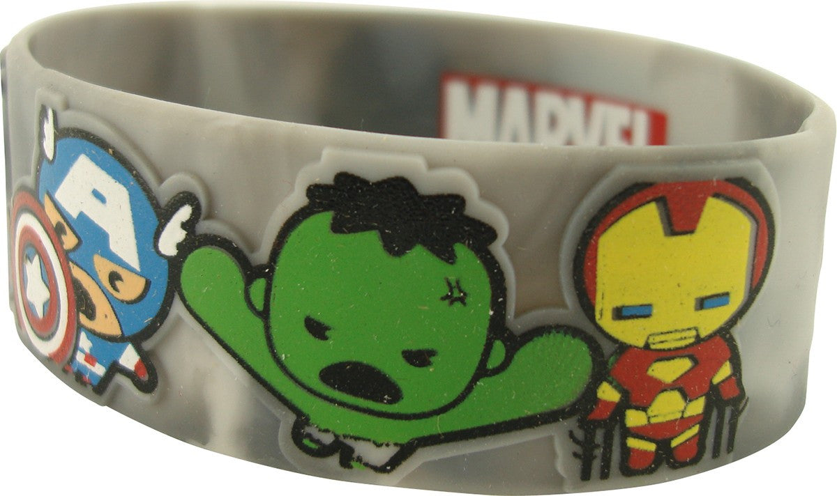 Avengers Kawaii Group Rubber Wristband