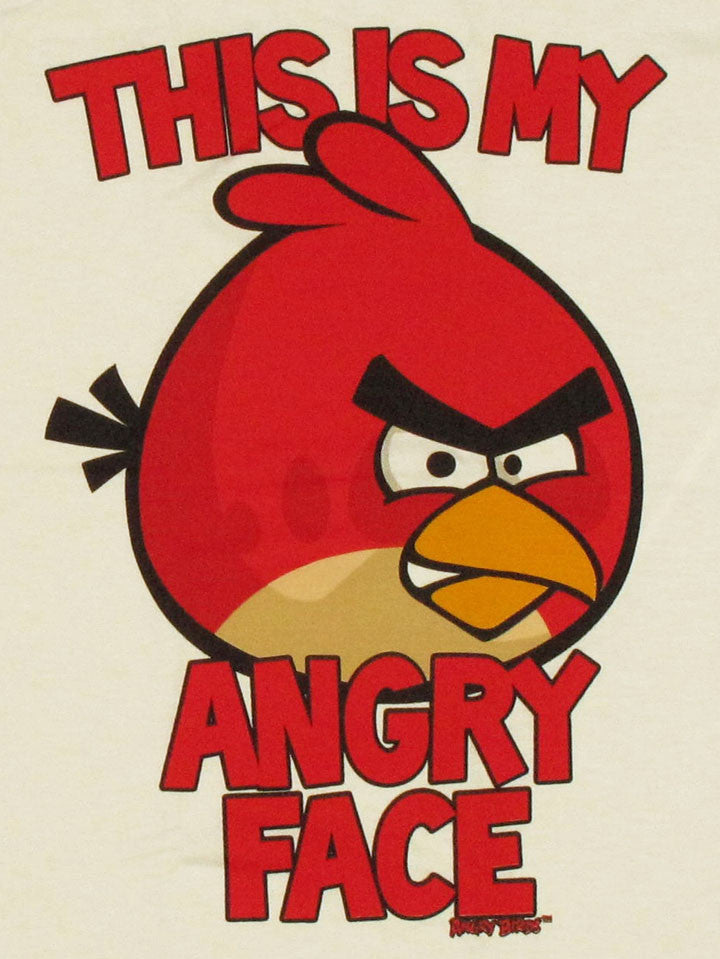 Angry Birds Angry Face Youth T Shirt