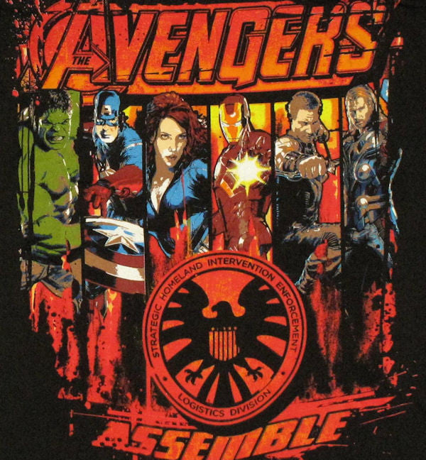 Avengers Movie SHIELD Squad Youth T Shirt