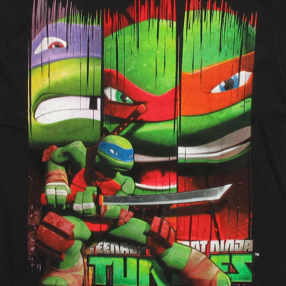 Ninja Turtles Leonardo Banners Youth T Shirt