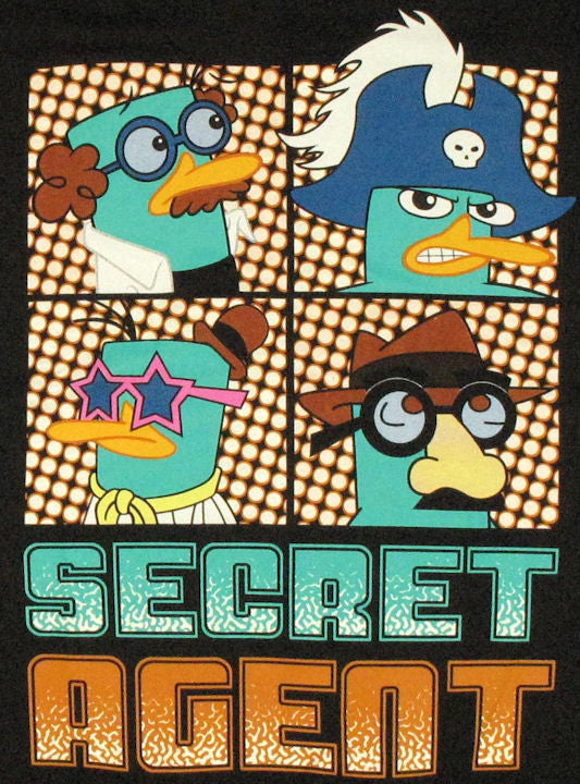 Phineas and Ferb Secret Agent UV Youth T Shirt