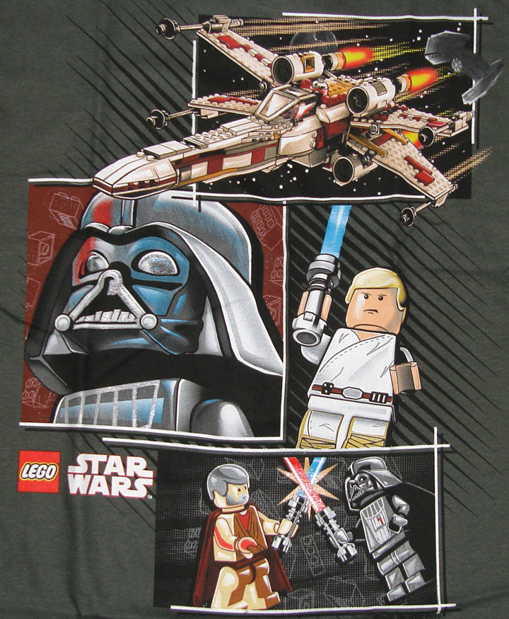Star Wars Lego Collage Youth T Shirt