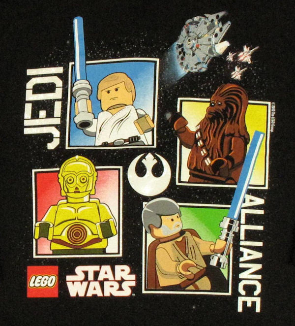 Star Wars Lego Jedi Alliance Long Sleeve Youth T Shirt