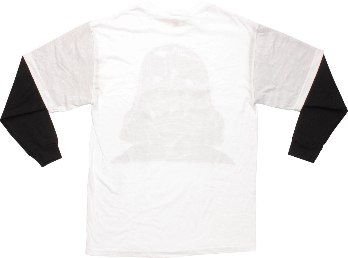 Star Wars Darth Vader Mustache LS Youth T-Shirt
