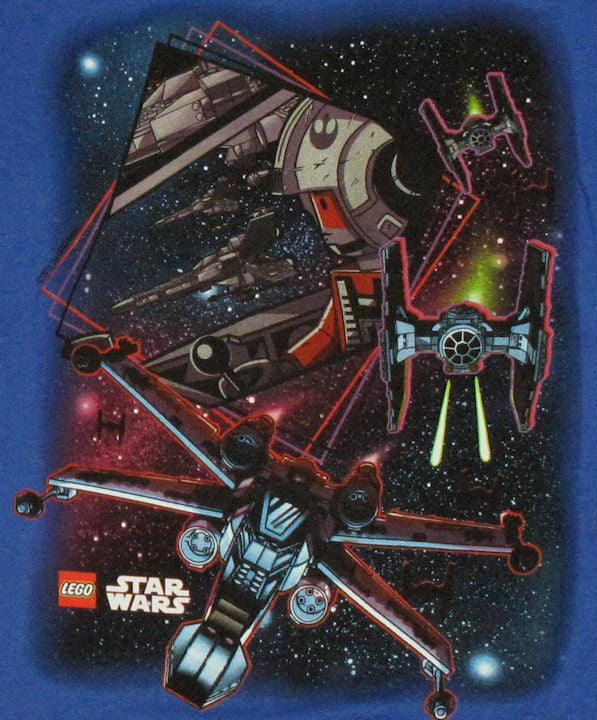 Star Wars Lego Ship Battle Long Sleeve Youth T Shirt