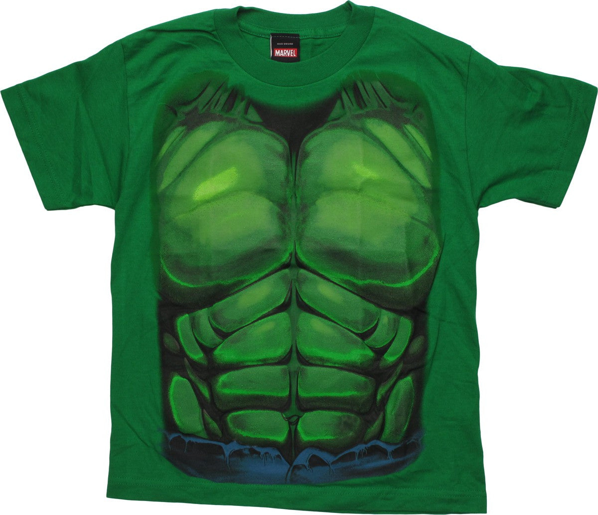 Incredible Hulk Chest Costume Youth T-Shirt