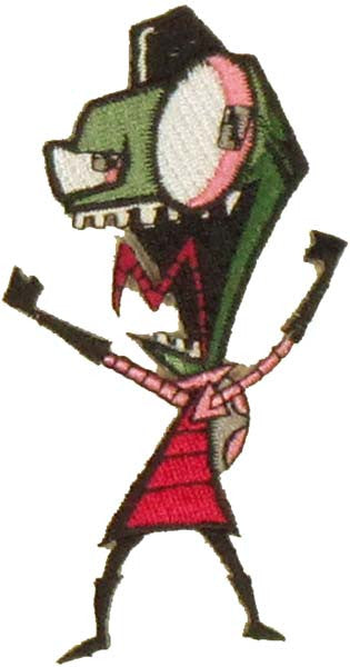 Invader Zim Scream Patch