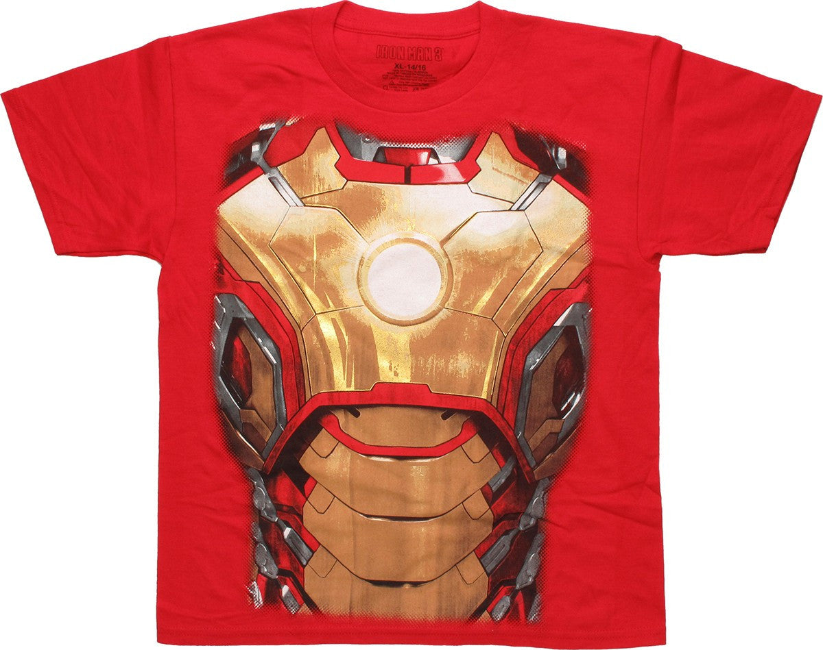 Iron Man 3 Detailed Torso Youth T Shirt