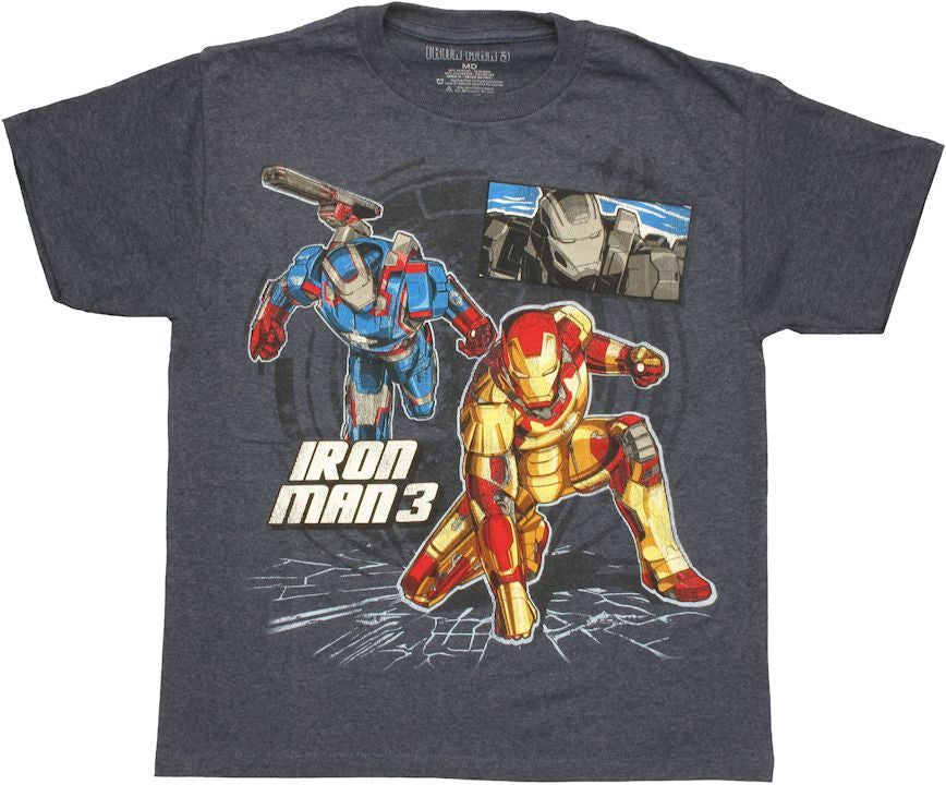 Iron Man 3 Hero Team Youth T Shirt