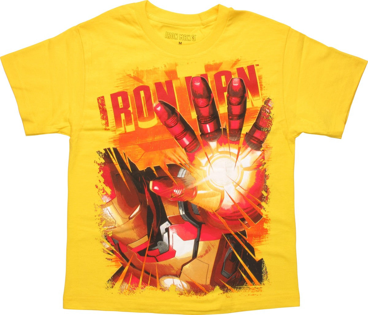Iron Man 3 Palm Blast Youth T-Shirt